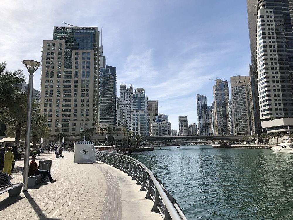 Residential towers in Dubai Marina
