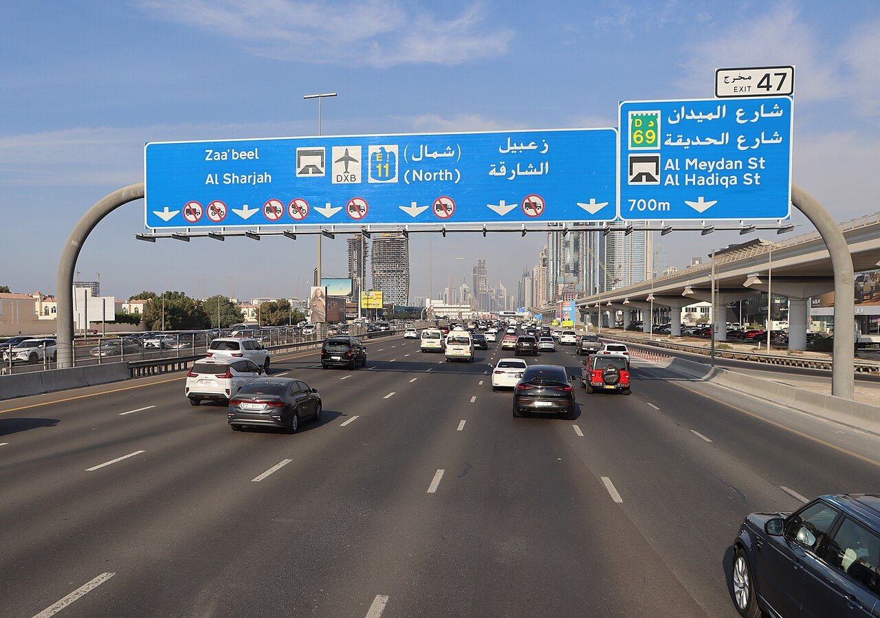 Sheikh Zayed Road in Dubai