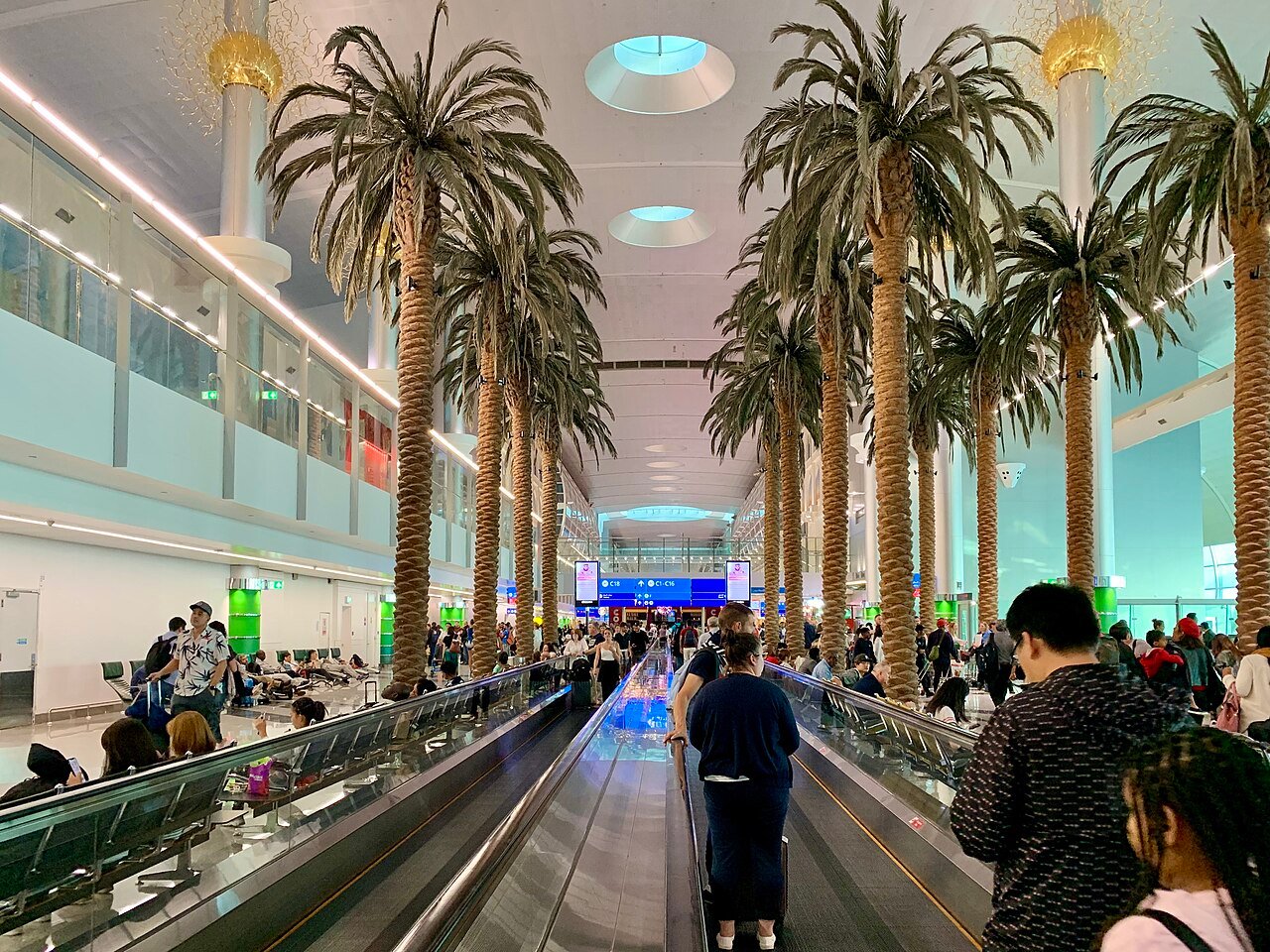 Terminal 3 interior at Dubai International Airport